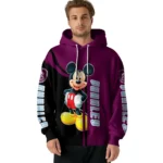 Burnley Mickey Mouse Burgundy Black Hoodie Best Selling