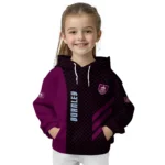 Burnley Monogram Pattern Burgundy Hoodie Best Selling