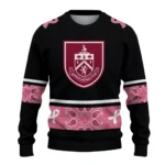 Burnley Pink Ribbon Black Pink Sweater Best Selling