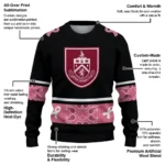 Burnley Pink Ribbon Black Pink Sweater Best Selling