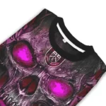 Burnley Skull Intensity Burgundy Black Sweater Best Selling