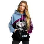 Burnley Skull Punisher Black Hoodie Best Selling