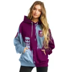 Burnley Splatter Effect Burgundy Hoodie Best Selling