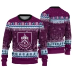 Burnley Tree Pattern Burgundy Sweater Best Selling