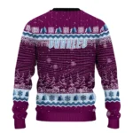 Burnley Tree Pattern Burgundy Sweater Best Selling