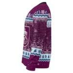 Burnley Tree Pattern Burgundy Sweater Best Selling