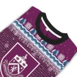 Burnley Tree Pattern Burgundy Sweater Best Selling