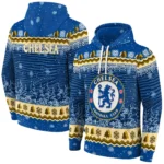 Chelsea Christmas Trees Royal Blue Hoodie Best Selling