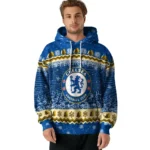 Chelsea Christmas Trees Royal Blue Hoodie Best Selling
