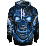 Chelsea Demonic Skull Royal Blue Black Hoodie Best Selling