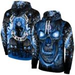 Chelsea Demonic Skull Royal Blue Black Hoodie Best Selling