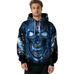 Chelsea Demonic Skull Royal Blue Black Hoodie Best Selling