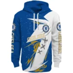 Chelsea Dynamic Slash Royal Blue White Hoodie Best Selling