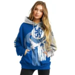 Chelsea Graphic Punisher Royal Blue White Hoodie Best Selling