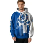Chelsea Graphic Punisher Royal Blue White Hoodie Best Selling