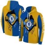 Chelsea Heartbeat Graphic Royal Blue Hoodie Best Selling