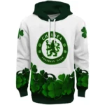 Chelsea Lucky Motif White Green Hoodie Best Selling