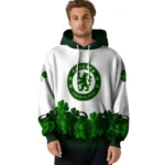 Chelsea Lucky Motif White Green Hoodie Best Selling