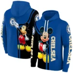 Chelsea Mickey Mouse Royal Blue Black Hoodie Best Selling