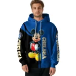 Chelsea Mickey Mouse Royal Blue Black Hoodie Best Selling