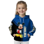 Chelsea Mickey Mouse Royal Blue Black Hoodie Best Selling