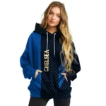 Chelsea Monogram Pattern Royal Blue Hoodie Best Selling