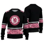 Chelsea Pink Ribbon Black Pink Sweater Best Selling