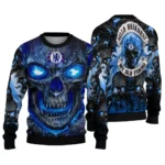 Chelsea Skull Intensity Royal Blue Black Sweater Best Selling