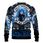 Chelsea Skull Intensity Royal Blue Black Sweater Best Selling