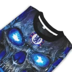 Chelsea Skull Intensity Royal Blue Black Sweater Best Selling