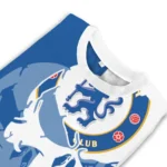 Chelsea Skull Split Royal Blue White Sweater Best Selling