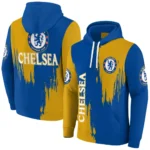 Chelsea Splatter Effect Royal Blue Hoodie Best Selling