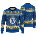 Chelsea Tree Pattern Royal Blue Sweater Best Selling