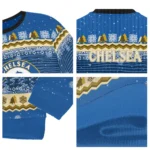 Chelsea Tree Pattern Royal Blue Sweater Best Selling