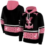Crystal Palace Awareness Ribbon Black Pink Hoodie Best Selling