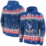 Crystal Palace Christmas Trees Blue Hoodie Best Selling
