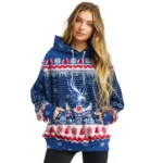 Crystal Palace Christmas Trees Blue Hoodie Best Selling