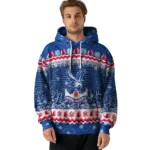 Crystal Palace Christmas Trees Blue Hoodie Best Selling