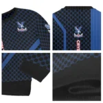Crystal Palace Circles Mesh Blue Black Sweater Best Selling