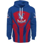 Crystal Palace Concentric Lines Blue Hoodie Best Selling