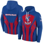 Crystal Palace Concentric Lines Blue Hoodie Best Selling