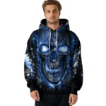 Crystal Palace Demonic Skull Blue Black Hoodie Best Selling