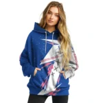 Crystal Palace Dynamic Slash Blue White Hoodie Best Selling