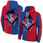 Crystal Palace Heartbeat Graphic Blue Hoodie Best Selling