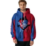 Crystal Palace Heartbeat Graphic Blue Hoodie Best Selling