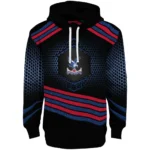 Crystal Palace Hexagonal Pattern Blue Black Hoodie Best Selling