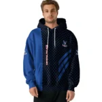 Crystal Palace Monogram Pattern Blue Hoodie Best Selling