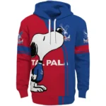 Crystal Palace Playful Snoopy Blue Hoodie Best Selling