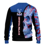 Crystal Palace Skull Swirl Blue Black Sweater Best Selling