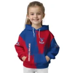 Crystal Palace Splatter Effect Blue Hoodie Best Selling